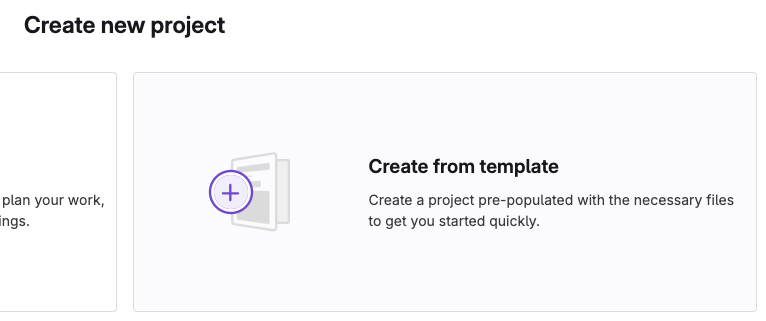 Create Project